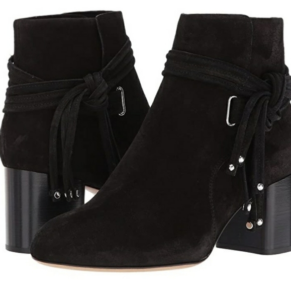 Rag & Bone Dalia ll Black Suede Boot 8 nwt - Picture 3 of 4